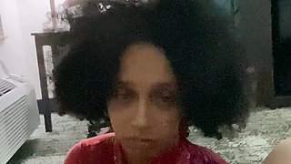 Slave Strokes Daddy's big dick