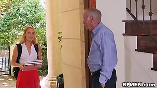 Raylin Ann In Gets Gangbaged By Old