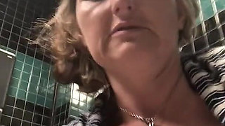 Desperate Cougar Does a Massive Pee in Dallas as Part of Her ‘pissing Around the World’ Collection!