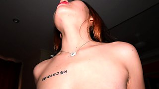 Thai MILF girlfriend takes a shower before hot steaming sex