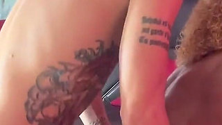 Naughty Brazilian Cheating on Her Husband and Giving Her Ass to a Big Cock Asked to Cum Inside