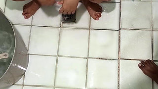 Pinay Chubby Wife Bathroom Anal Sex