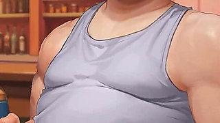 Taffy Tales: the Neighbor MILF Blowing Monster Cock in the Glory Hole Ended with Massive Facial Cumshot - Episode 14