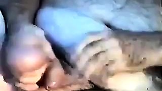 Young Man Sucks Off a Hairy Grandpa