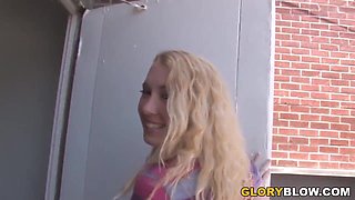 Nicki Blue Attempts BIG BLACK COCK Buttfuck With Shane Diesel - Gloryhole