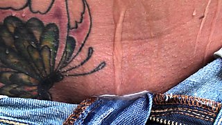 Euro amateur outdoor masturbation