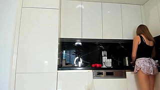 Sexy blonde teen girl loves to masturbate