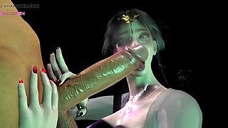 3D Hentai Animation - Asian Goddess Gets Creampie Doggy Style