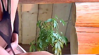 Cross-tied Slave Fucks Me to Orgasm with a Mouth Dildo While I Slap His Cock