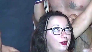 Busty MILF Gets Gangbanged in an Intense 4 Hour Session... Multiple Creampies!