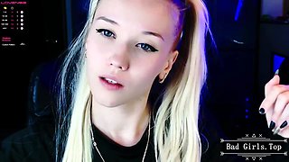 Super Petite And Nasty Skinny Web Blond Hair Babe
