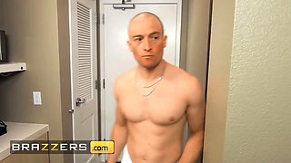 Zac can't stand against his stepmom's shay sight's hot curvy figure, the duo enjoys a full-on bang sesh - brazzers