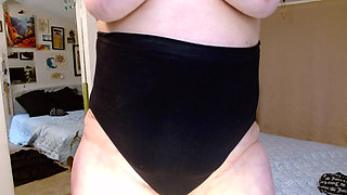 1426 Bra and Huge Panties from Dawn to John plus pussy pop