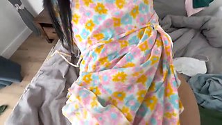 I got naked in front of my stepbrother! What a he has