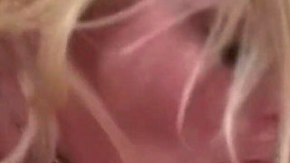 The Imposing Blonde Is Lurking Around to Get a Boner and Cumshot Over Her Titties.