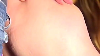 Doggy Style in Front of a Black Porn Film, I Offer My Pussy to Be Filled with Double Sperm Using a Dildo Like a Whore.