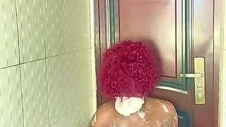 Pregnant Woman Having Her Bath