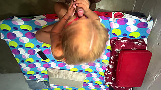 My Neighbor Watches Me While I Do Live Which Ends in a Big Fuck with Milk Inside