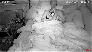 Caught Masturbating Before Going to Sleep