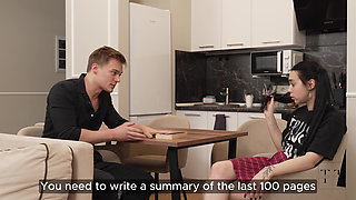 Strict Tutor! Don't Tell My Mom I'm a Bad Student. 4K HD Tim Team