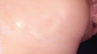 Petite teen gets her fat ass fondled and worshiped