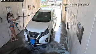 AmWednesday - Van Wash Pt two (Exterior Security Camera Angle)