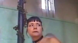 Humiliating chaining wax lay pussy