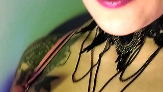 Cute curly brunette solo webcam masturbation