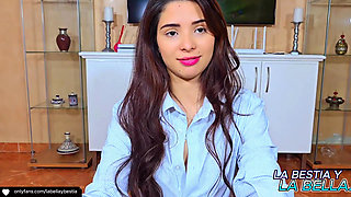 Cheats on Wife with New Babysitter with Pretty Feet with Fuck Cums in Mouth