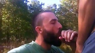 Big Cock Blowjob Outside