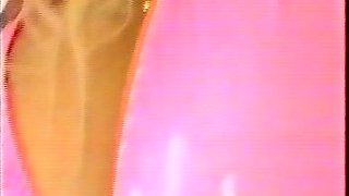 An awesome blond woman with big boobs part1
