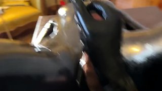 Luxurious Sins - Latex Strapon Fuck On The Office Desk With