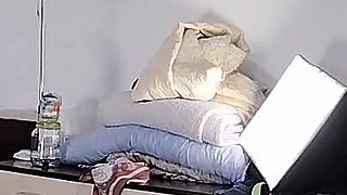 Amateur Wife Enjoys Trying on Clothes and Cutting Them.
