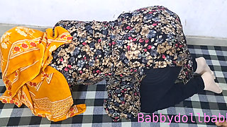 Desi Bhabi in Black Suit Blowjob Then Fuck