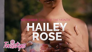 Hailey rose hot nymph glides into a sexy swimsuit and goes to the pool, where she flaunts her Big Tits - twistys