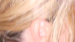 Blonde Slut Picked up at the Fair and Fucked in the Rain!!