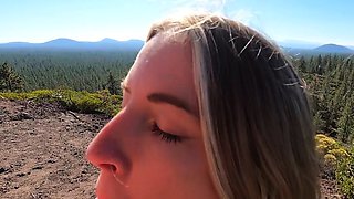 Public Blowjob on a Mountain Top