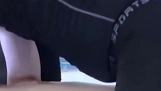 Wild Standing Sex with Massive Squirting - Slippery Grinding Turned Into a Raw Creampie Finale Angle1