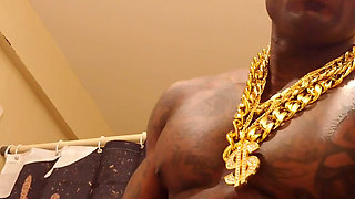 Tall Dark Chocolate Muscles Tattoos Hairy BBC Hallelujah Johnson Masturbation