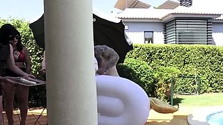 Ezada Sinn - Slave pentathlon at the Femdom Summer Camp