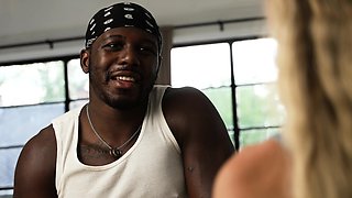 Inked Blondie Annabella Blue Rides BBC At The Kitchen