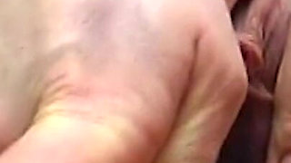 Mature Brunette Sucks Purple Dildo While Fingering Sloppy Pussy