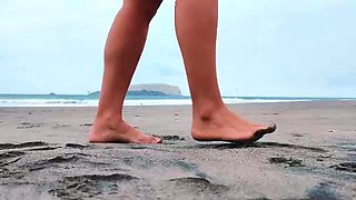 Colossal Canela Beach Attack FemDom