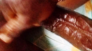 Pussy and Dick in Door Sex Play
