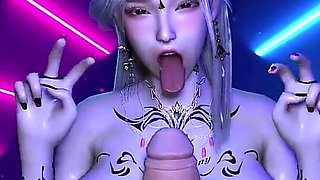 Temptress in Fire: Goddess of Virtual Seduction - 3D Animation Hentai