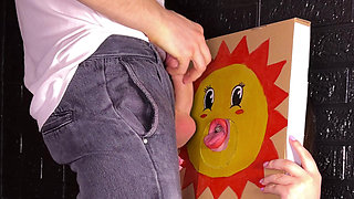 Gloryhole - Face-in-hole Board. I Fucked the Sun