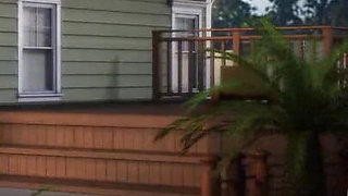 Treasure of Nadia: horny milf is masturbating outside and a guy is watching her ep.25