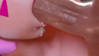 BBC Nymphomaniac Whore Gags on Huge Black Monster Cock Deepthroat