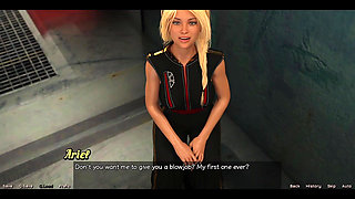 Stranded in Space - Blonde Virgin 18 Year Old Deepthroating My Cock