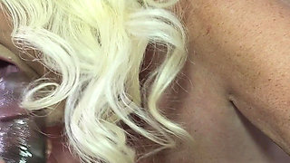 Blonde GILF Does Marylin Monroe Cosplay for BBC